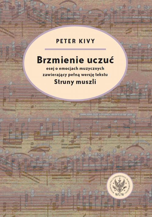 Tytuł: Brzmienie uczuć
Autor: Peter Kivy
Wydawnictwo: Wydawnictwa Uniwersytetu Warszawskiego
Formaty: MOBI, PDF, EPUB
