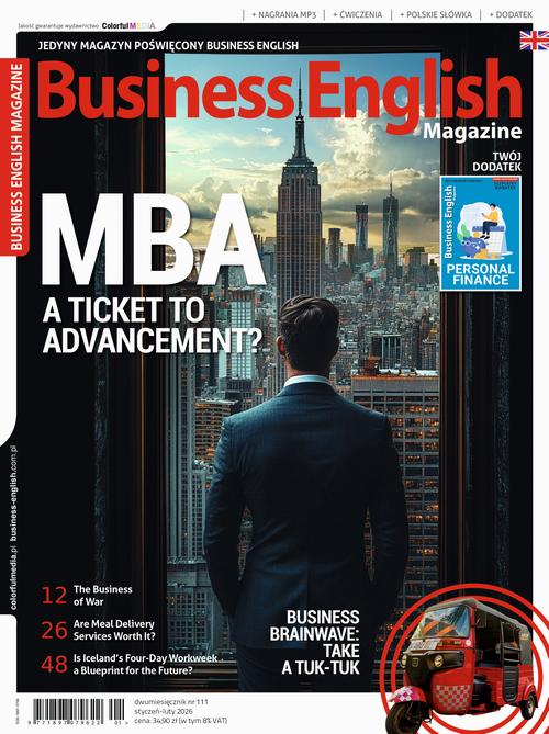 Tytuł: Business English Magazine 111
Autor:
Wydawnictwo: Colorful Media
Formaty: PDF