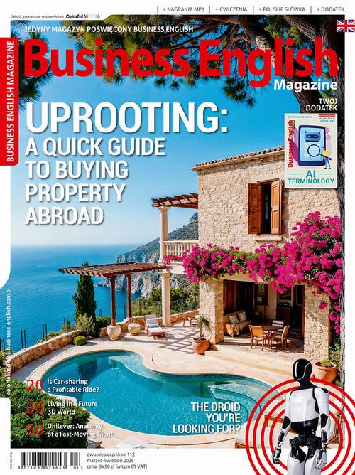 Tytuł: Business English Magazine 112
Autor:
Wydawnictwo: Colorful Media
Formaty: PDF