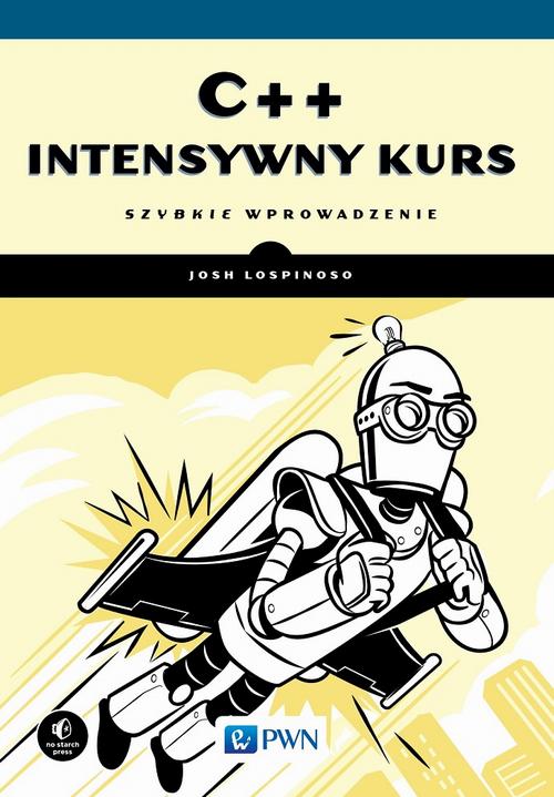 Tytuł: C++. Intensywny kurs
Autor: Josh Lospinoso
Wydawnictwo: Wydawnictwo Naukowe PWN
Formaty: EPUB, MOBI