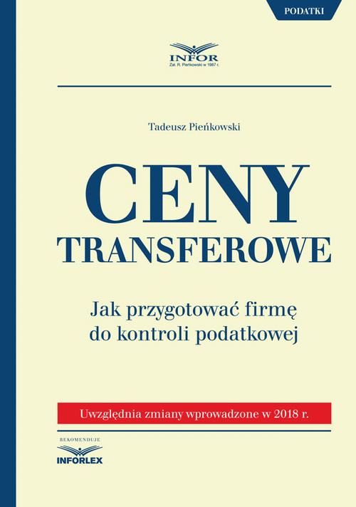 Ceny transferowe.Jak przygotować firmę do kontroli podatkowej — okładka e-booka