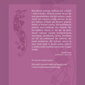 Tytuł: Chowanna 2016. T. 1 (46): Kierunki rozwoju etyki pedagogicznej i teorii wychowania moralnego
Autor: 
Wydawnictwo: Wydawnictwo Uniwersytetu Śląskiego
Formaty: PDF