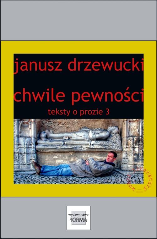 Chwile pewności. Teksty o prozie 3 — okładka e-booka
