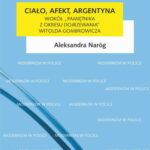 Ciało, afekt, Argentyna. Wokół „Pamiętnika z okresu dojrzewania” Witolda Gombrowicza — okładka e-booka
