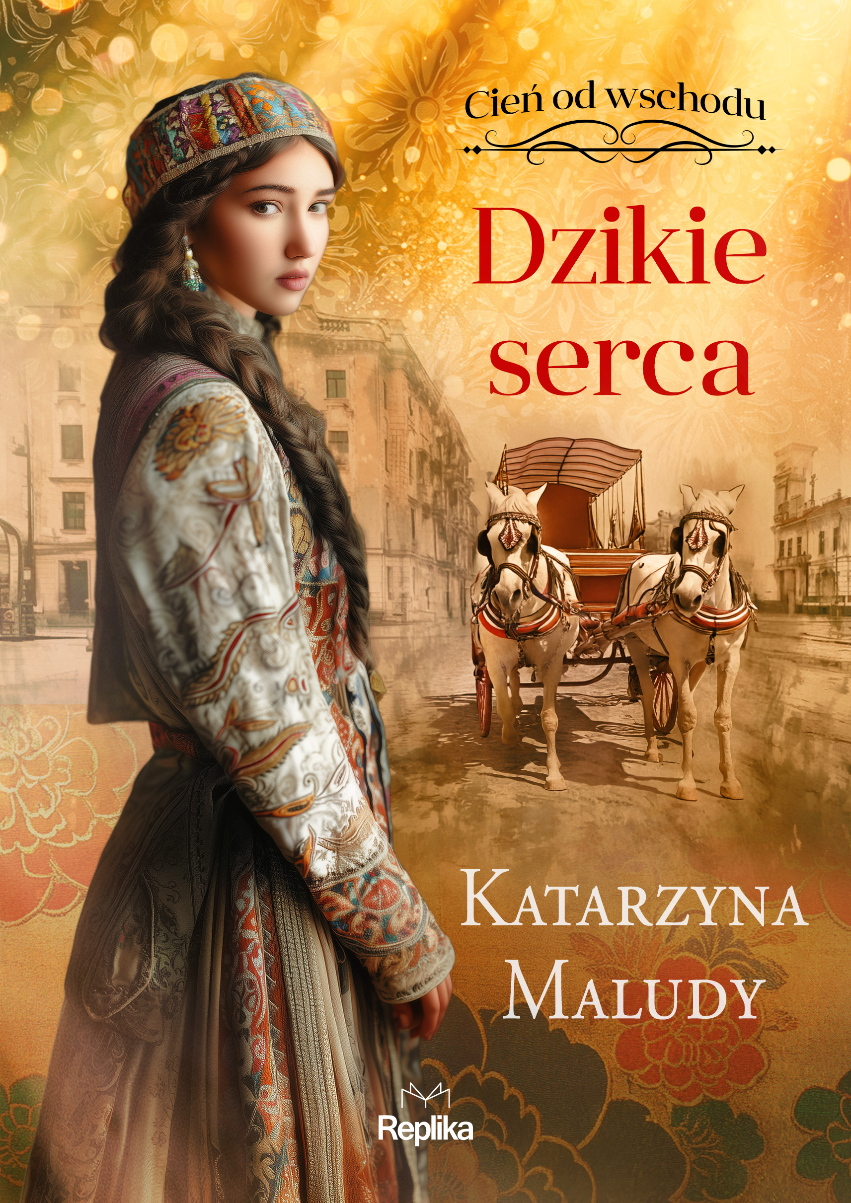 Tytuł: Cień od wschodu (#2). Dzikie serca. Cień od wschodu, tom 2
Autor: Katarzyna Maludy
Wydawnictwo: Replika
Formaty: EPUB, MOBI