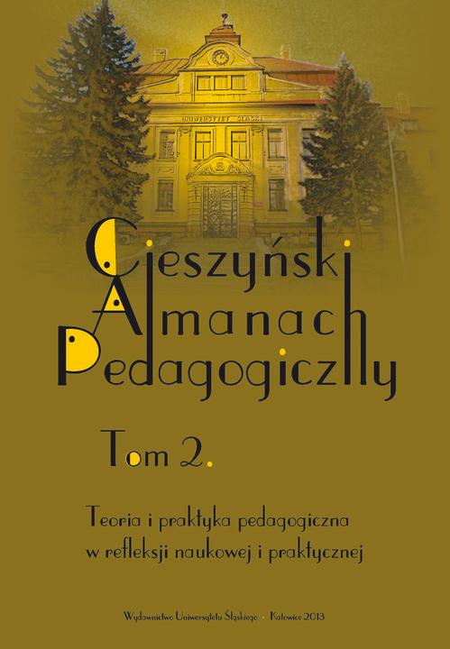 Tytuł: Cieszyński Almanach Pedagogiczny. T. 2: Teoria i praktyka pedagogiczna w refleksji naukowej i praktycznej
Autor:
Wydawnictwo: Wydawnictwo Uniwersytetu Śląskiego
Formaty: PDF