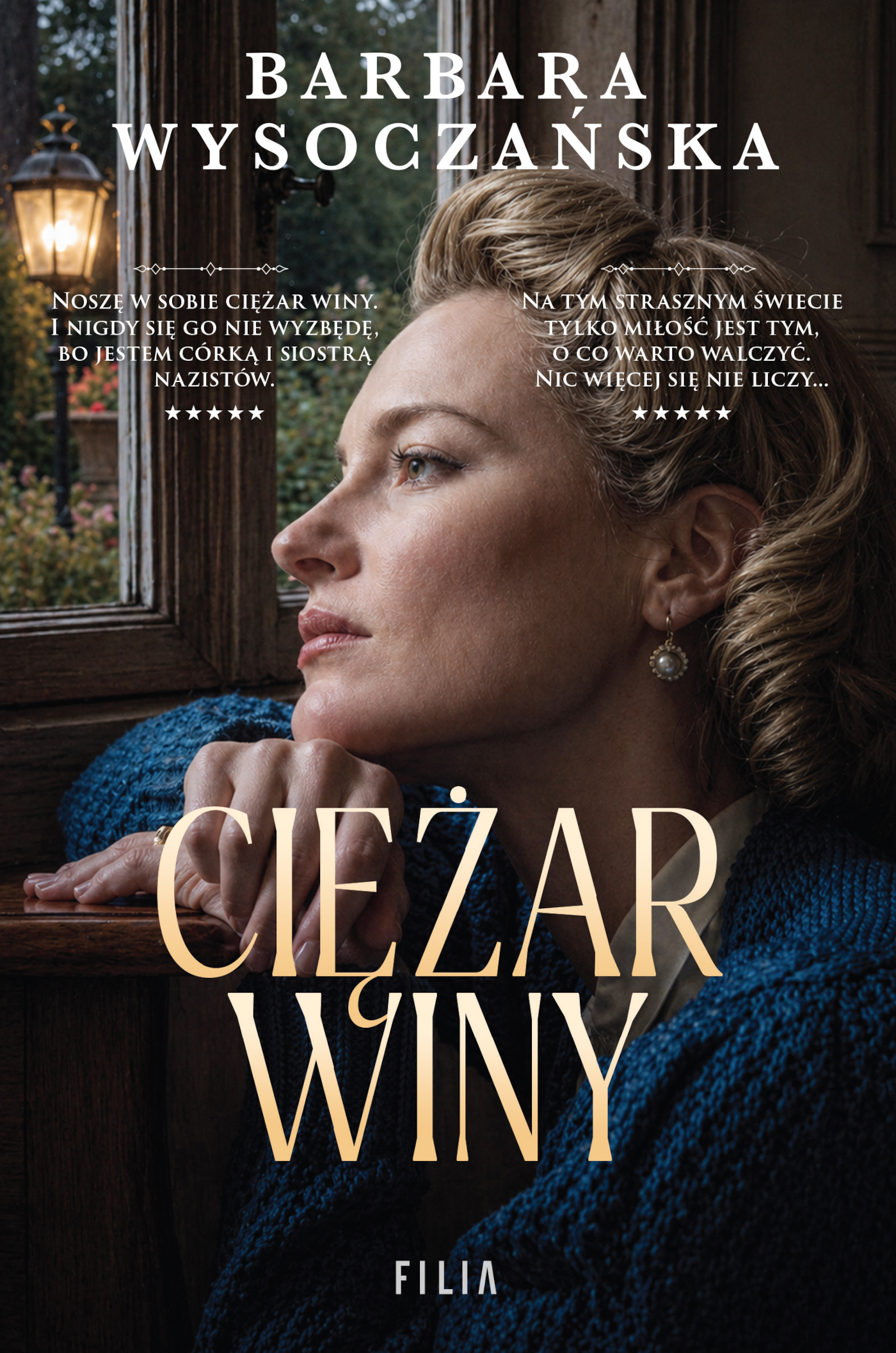 Tytuł: Ciężar winy
Autor: Barbara Wysoczańska
Wydawnictwo: FILIA
Formaty: EPUB, MOBI