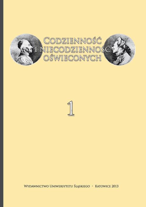 Codzienność i niecodzienność oświeconych. Cz. 1: Przyjemności, pasje i upodobania — okładka e-booka