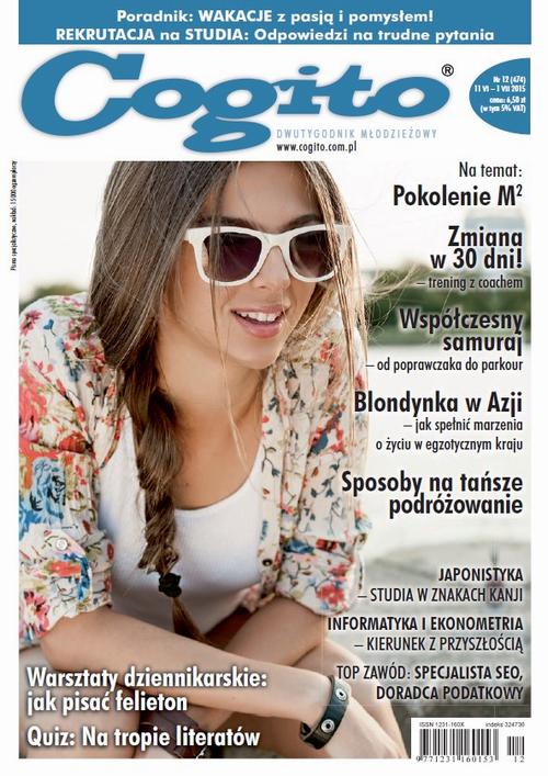 Tytuł: Cogito 12/2015
Autor: 
Wydawnictwo: Cogito
Formaty: PDF