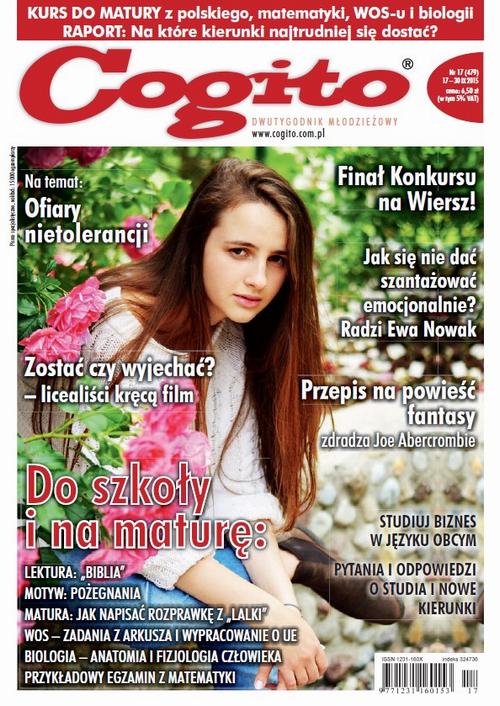 Tytuł: Cogito 17/2015
Autor: 
Wydawnictwo: Cogito
Formaty: PDF