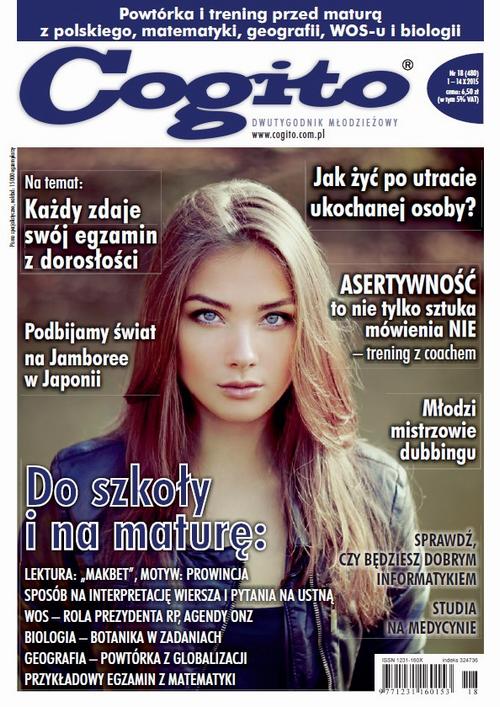Tytuł: Cogito 18/2015
Autor: 
Wydawnictwo: Cogito
Formaty: PDF