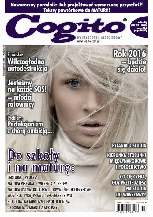 Tytuł: Cogito 24/2015
Autor: 
Wydawnictwo: Cogito
Formaty: PDF
