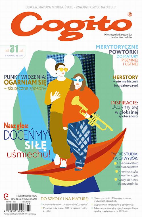 Tytuł: Cogito 3/2025
Autor: Ola Siewko
Wydawnictwo: Cogito
Formaty: PDF