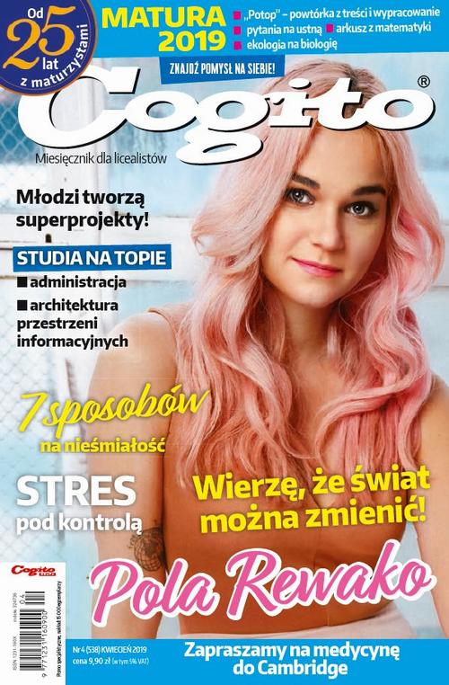 Tytuł: Cogito 4/2019
Autor: 
Wydawnictwo: Cogito
Formaty: PDF