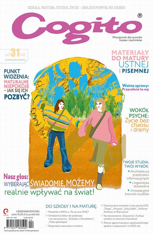 Tytuł: Cogito 4/2025
Autor: Ola Siewko
Wydawnictwo: Cogito
Formaty: PDF