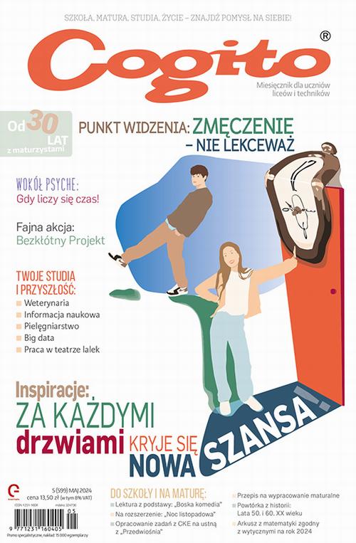 Tytuł: Cogito 5/2024
Autor: Ola Siewko
Wydawnictwo: Cogito
Formaty: PDF