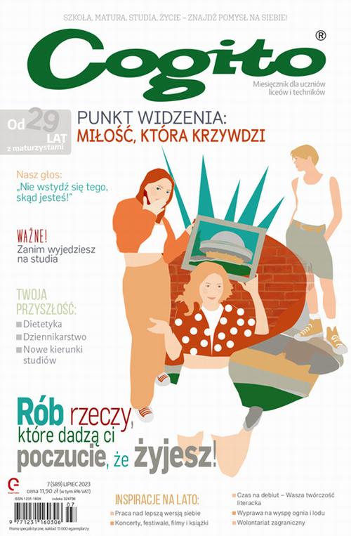 Tytuł: Cogito 7/2023
Autor: Ola Siewko
Wydawnictwo: Cogito
Formaty: PDF