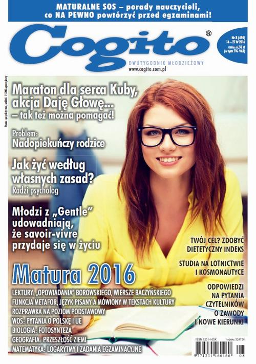 Tytuł: Cogito 8/2016
Autor: 
Wydawnictwo: Cogito
Formaty: PDF