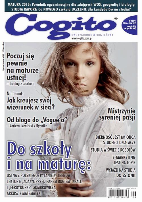 Tytuł: Cogito 9/2015
Autor: 
Wydawnictwo: Cogito
Formaty: PDF