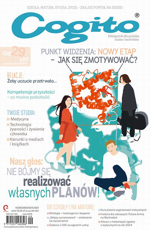 Tytuł: Cogito 9/2023
Autor: Ola Siewko
Wydawnictwo: Cogito
Formaty: PDF