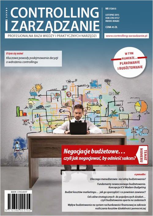 Tytuł: Controlling i Zarządzanie (nr 7/2015)
Autor: Praca zbiorowa
Wydawnictwo: Marina
Formaty: PDF