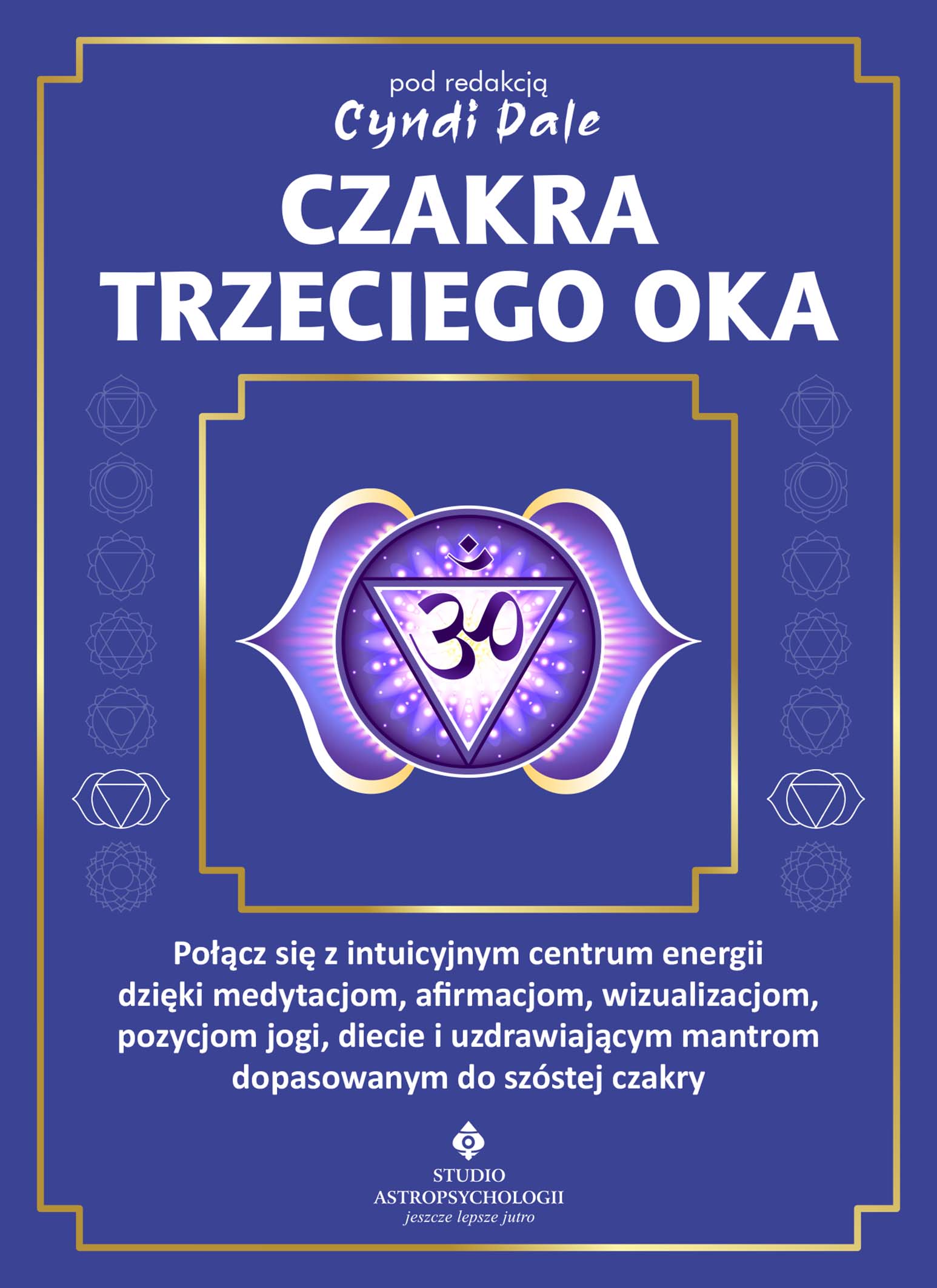 Tytuł: Czakra trzeciego oka. Połącz się z intuicyjnym centrum energii dzięki medytacjom, afirmacjom, wizualizacjom, pozycjom jogi, diecie i uzdrawiającym mantrom dopasowanym do szóstej czakry
Autor: Cyndi Dale
Wydawnictwo: Studio Astropsychologii
Formaty: EPUB, PDF, MOBI