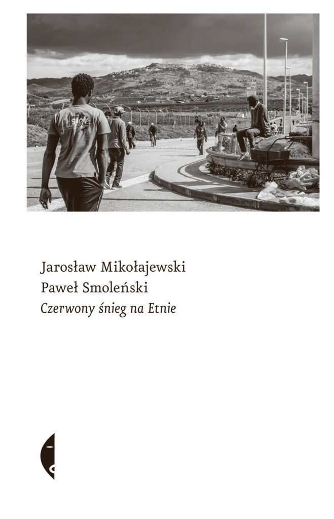 Czerwony śnieg na Etnie — okładka