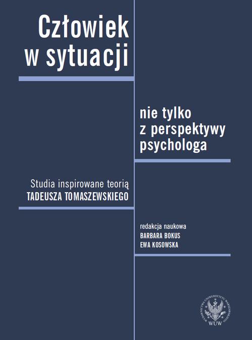 Tytuł: Człowiek w sytuacji nie tylko z perspektywy psychologa
Autor: 
Wydawnictwo: Wydawnictwa Uniwersytetu Warszawskiego
Formaty: EPUB, MOBI, PDF