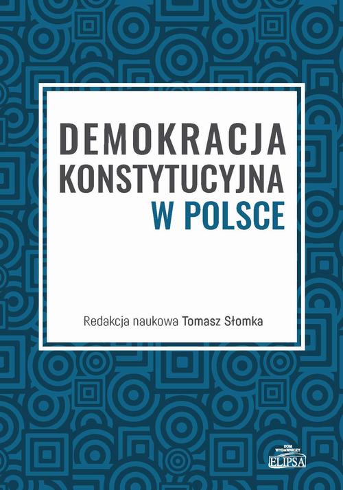 Demokracja konstytucyjna w Polsce — okładka e-booka