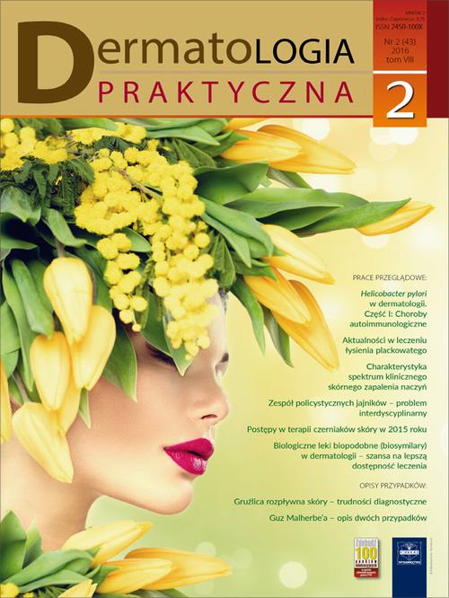 Tytuł: Dermatologia Praktyczna 2/2016
Autor: 
Wydawnictwo: Czelej
Formaty: EPUB, MOBI