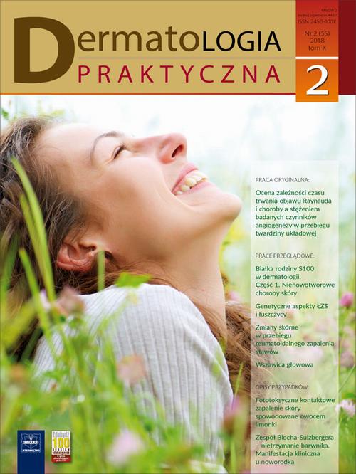 Tytuł: Dermatologia Praktyczna 2/2018
Autor: Andrzej Kaszuba
Wydawnictwo: Czelej
Formaty: EPUB
