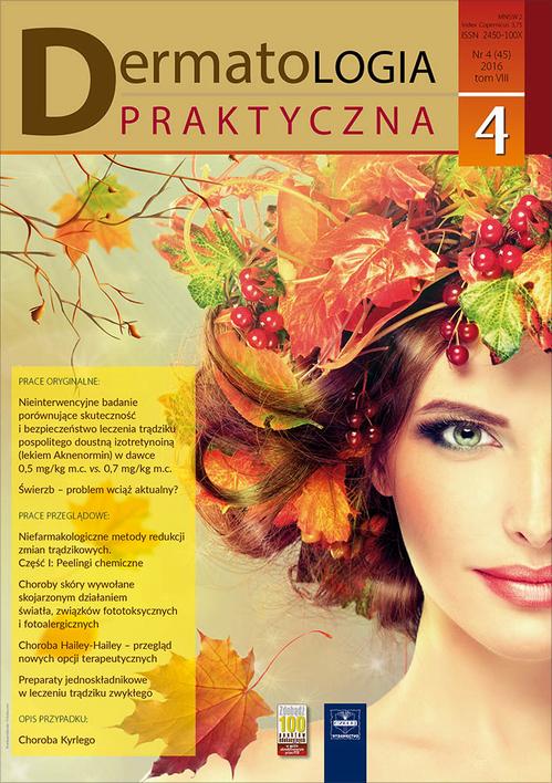 Tytuł: Dermatologia Praktyczna 4/2016
Autor: Andrzej Kaszuba
Wydawnictwo: Czelej
Formaty: MOBI, EPUB