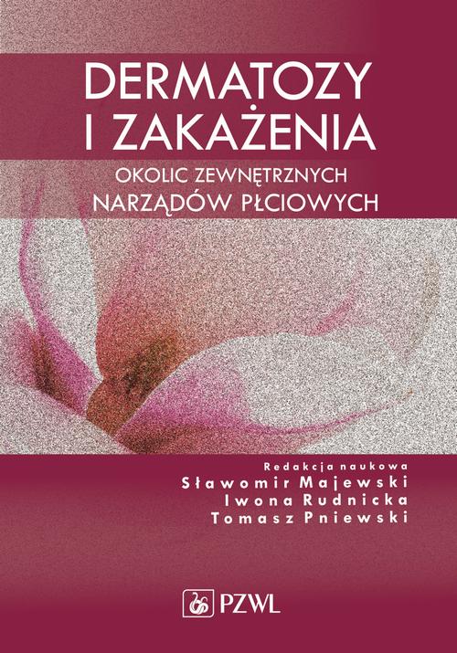 Dermatozy i zakażenia okolic zewnętrznych narządów płciowych — okładka e-booka