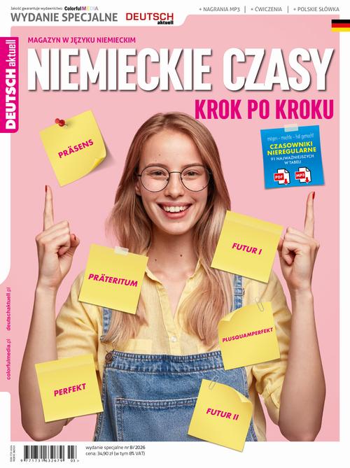 Deutsch Aktuell NIEMIECKIE CZASY KROK PO KROKU — okładka wydania