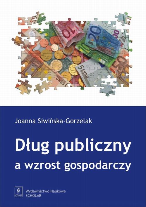 Dług publiczny a wzrost gospodarczy — okładka e-booka