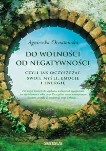 Tytuł: Do wolności od negatywności, czyli jak oczyszczać swoje myśli, emocje i energię
Autor: Agnieszka Ornatowska
Wydawnictwo: Sensus
Formaty: EPUB, PDF, MOBI