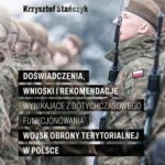 Doświadczenia, wnioski i rekomendacje wynikające z dotychczasowego funkcjonowania Wojsk Obrony Terytorialnej w Polsce — okładka e-booka