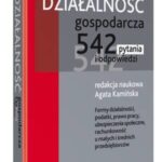 Działalność gospodarcza. 542 pytania i odpowiedzi — okładka e-booka
