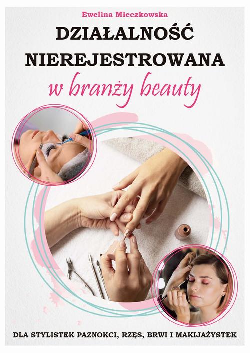 Działalność nierejestrowana w branży beauty — okładka e-booka