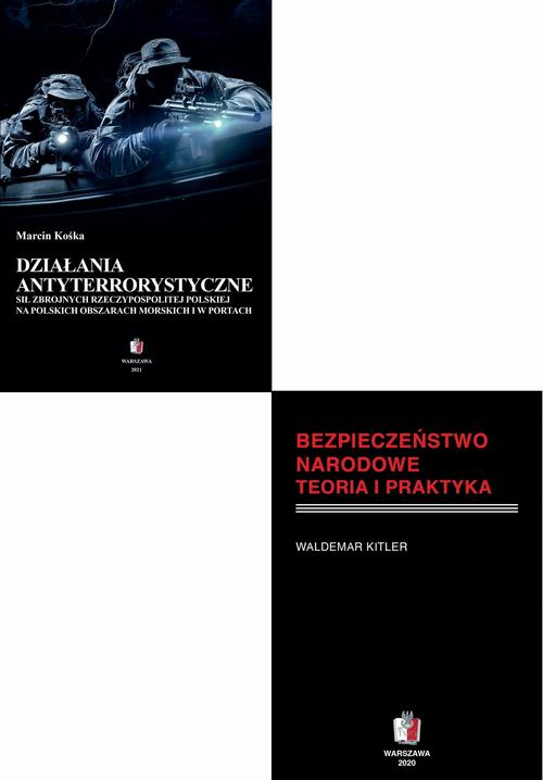 Tytuł: DZIAŁANIA ANTYTERRORYSTYCZNE W SYSTEMIE BEZPIECZEŃSTWA NARODOWEGO Pakiet 2 książki
Autor: Marcin Kośka, Waldemar Kitler
Wydawnictwo: Towarzystwo Wiedzy Obronnej
Formaty: EPUB, MOBI, PDF