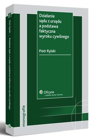 Działanie sądu z urzędu a podstawa faktyczna wyroku cywilnego — okładka e-booka