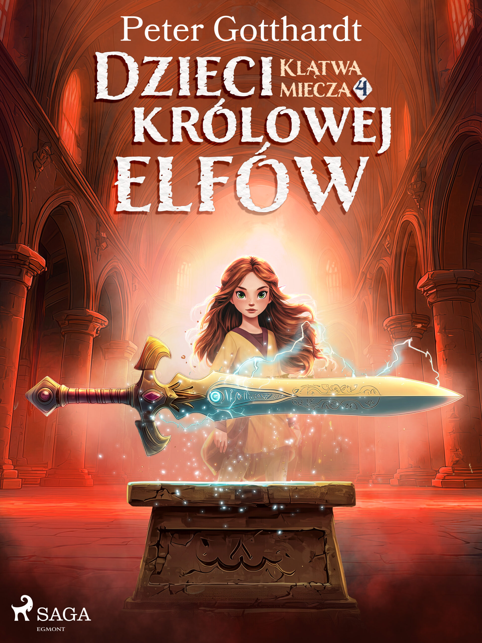 Dzieci królowej elfów 4 – Klątwa miecza (#4) — okładka e-booka
