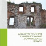 Dziedzictwo kulturowe w kontekście wyzwań zrównoważonego rozwoju — okładka e-booka