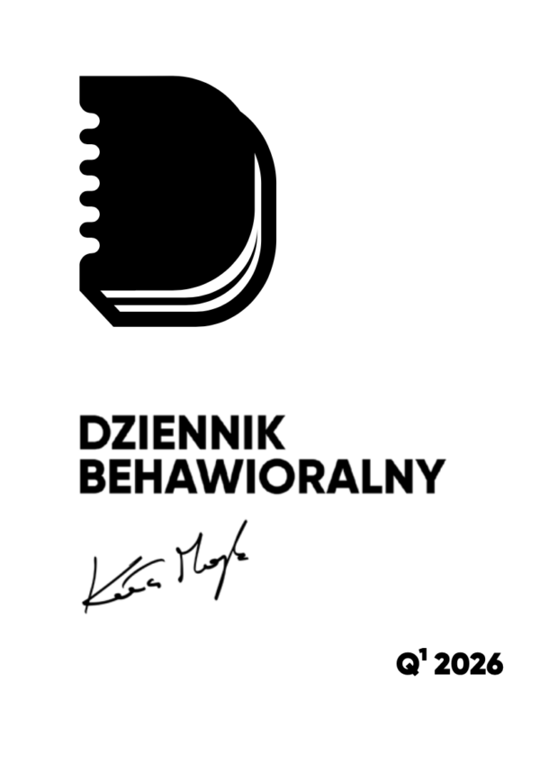 Dziennik Behawioralny - Q1 2026 - Wersja PDF - ZAKUP PDF — okładka e-booka