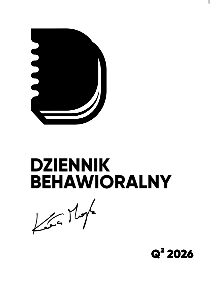 Tytuł: Dziennik Behawioralny - Q2 2026 - Wersja PDF - ZAKUP FIZYCZNY
Autor: Michał Wawrzyniak
Wydawnictwo: MentalWay
Formaty: PDF