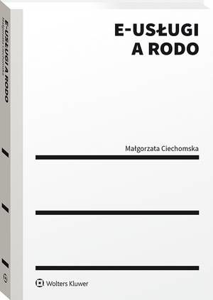 E-usługi a RODO — okładka e-booka