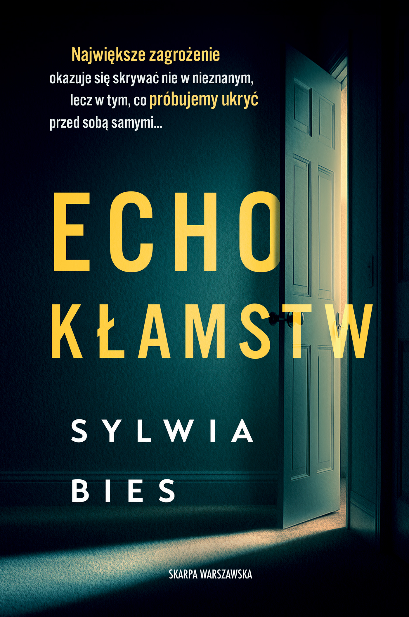 Tytuł: Echo kłamstw
Autor: Sylwia Bies
Wydawnictwo: Skarpa Warszawska
Formaty: EPUB, MOBI