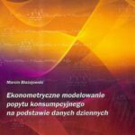 Ekonometryczne modelowanie popytu konsumpcyjnego na podstawie danych dziennych — okładka e-booka