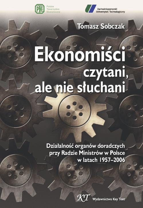 Ekonomiści czytani, ale nie słuchani — okładka e-booka