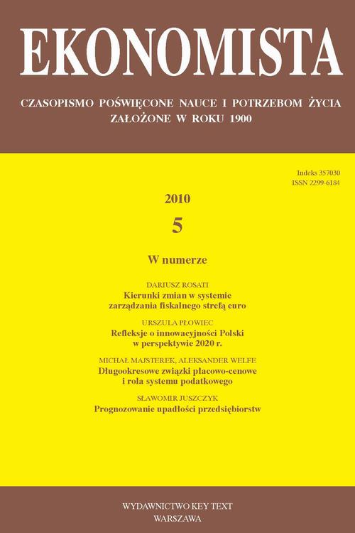 Tytuł: Ekonomista 2010 nr 5
Autor: Praca zbiorowa
Wydawnictwo: Key Text
Formaty: PDF